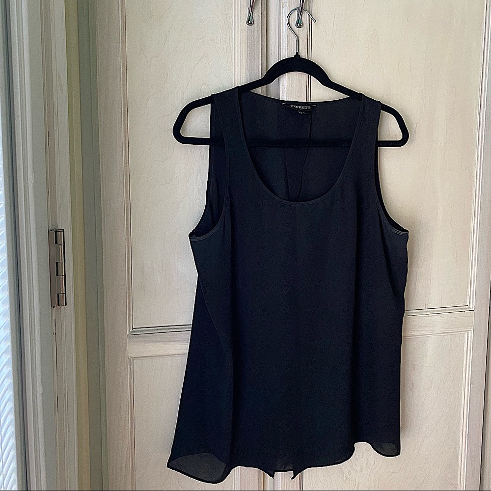 EXPRESS -Blouse with open slit in back